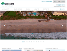 Tablet Screenshot of johnsislandrealestate.com